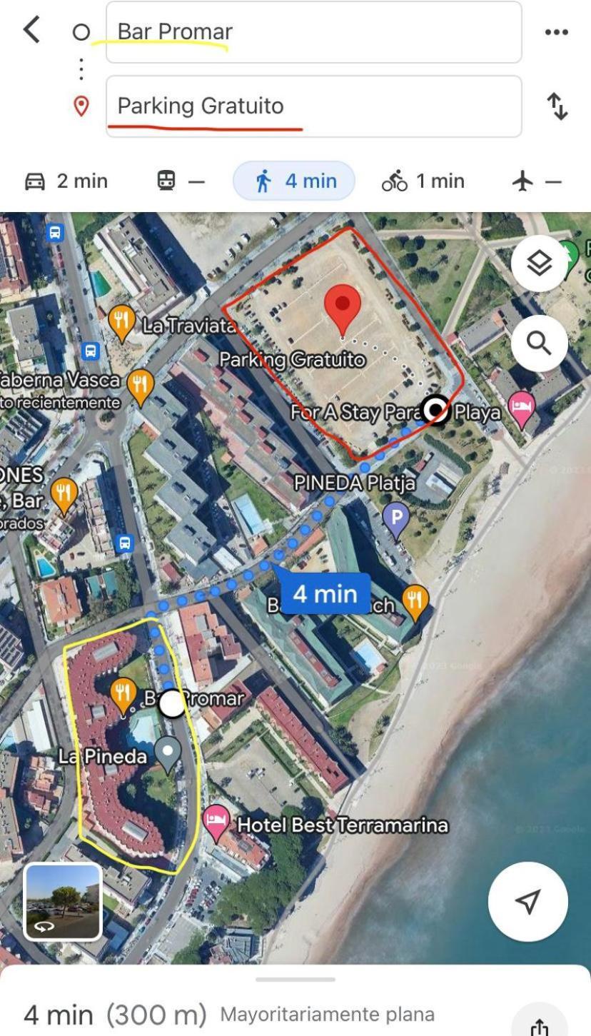 Appartamento Estudio Con Vistas Al Mar La Pineda Esterno foto